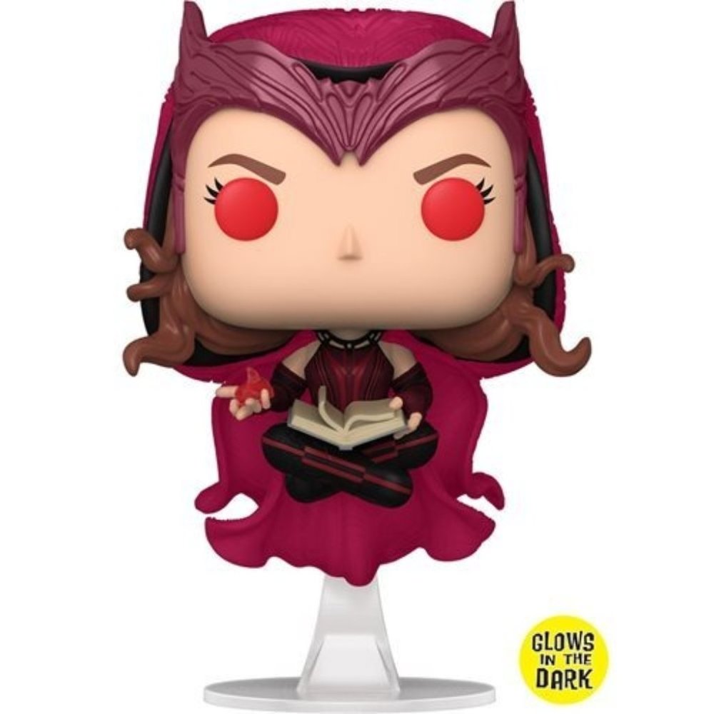 Funko Pop! Vinyl Figure - Scarlet Witch #823 - Glows in the Dark! Entertainment
